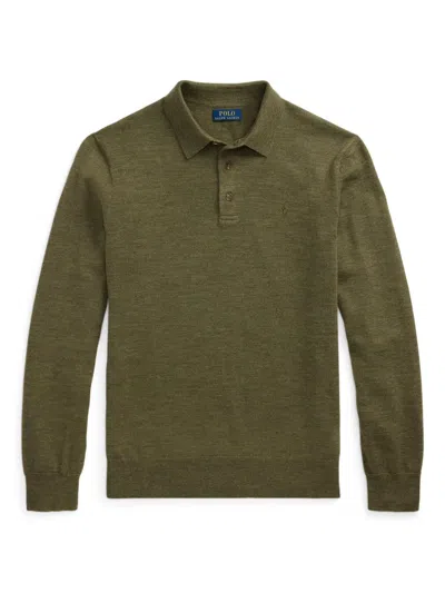 Polo Ralph Lauren Long-sleeved Sweater In Green