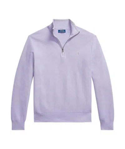 Polo Ralph Lauren Long-sleeved Sweater In Purple