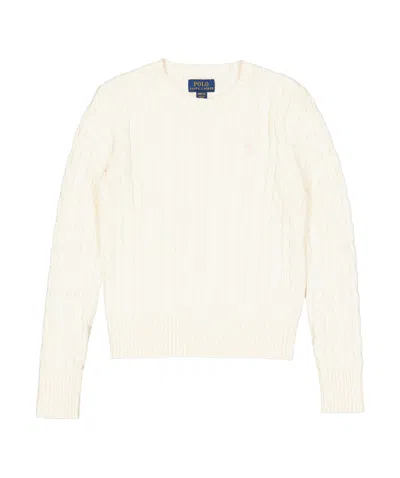Polo Ralph Lauren Long-sleeved Sweater In White