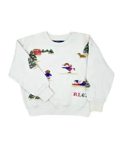 Polo Ralph Lauren Long-sleeved Sweater In White