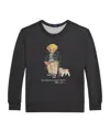 Polo Ralph Lauren Kids Polo Bear Crewneck Sweatshirt In Black