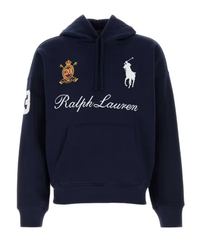 POLO RALPH LAUREN RALPH LAUREN LOGO PRINTED DRAWSTRING HOODIE