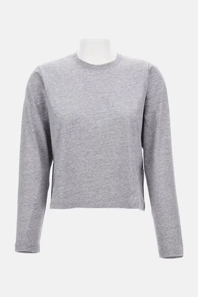 Polo Ralph Lauren Long-sleeved T-shirt In Gray