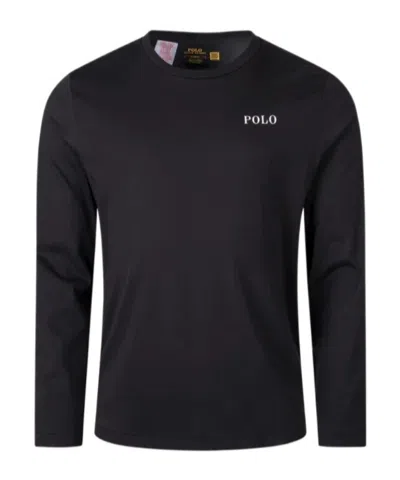 Polo Ralph Lauren Long-sleeved T-shirt In Black