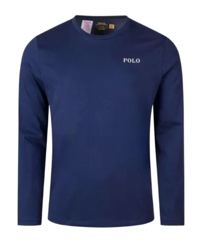 Polo Ralph Lauren Long-sleeved T-shirt In Blue