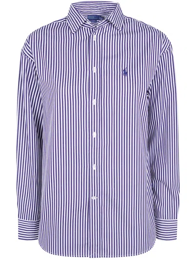Polo Ralph Lauren Long Sleeves Blouse In Multi