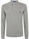 Polo Ralph Lauren Ralph Lauren Long Sleeve Polo T Shirt Grey
