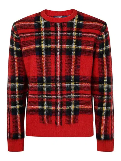 POLO RALPH LAUREN SUÉTER CUELLO REDONDO - ROJO