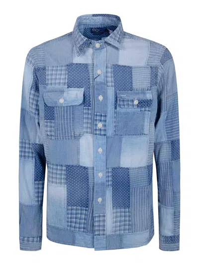 Polo Ralph Lauren Long Sleeves Sport Check Shirt In Black