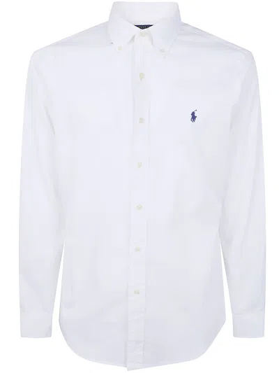 Polo Ralph Lauren Sl Bd Ppcspt Long Sleeve Sport Shirt In White