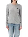 Polo Ralph Lauren Long Sleeves T-shirt In Grey
