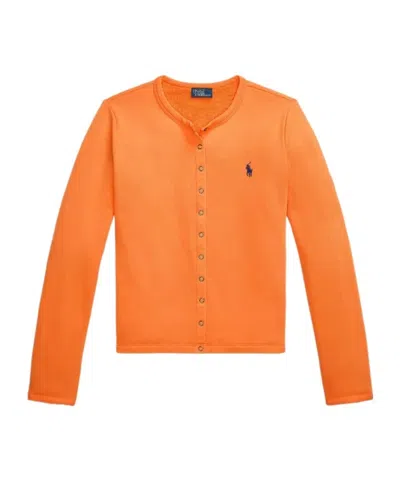 Polo Ralph Lauren Long-sleeve Cardigan In Orange