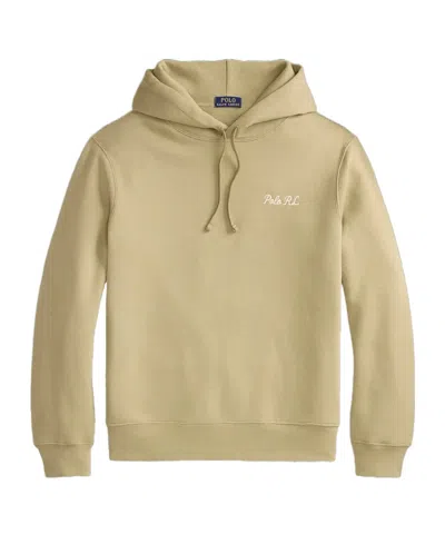 Polo Ralph Lauren Long-sleeve Hooded Sweatshirt In Nude