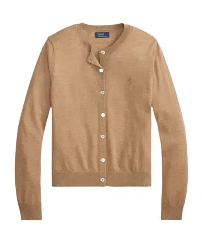 Polo Ralph Lauren Long-sleeve Knit Cardigan In Neutral