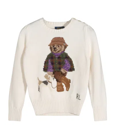 Polo Ralph Lauren Long-sleeve Knit Top In White