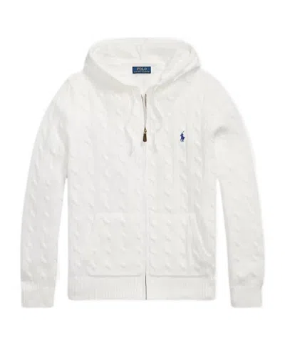 Polo Ralph Lauren Long-sleeve Knitted Cardigan In White