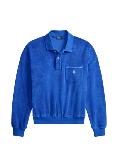 Polo Ralph Lauren Long-sleeve Polo Shirt In Blue