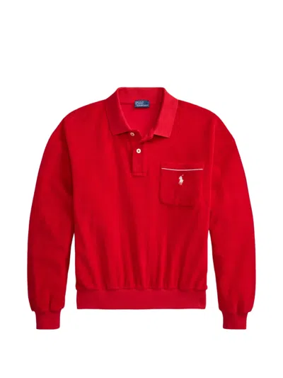 Polo Ralph Lauren Long-sleeve Polo Shirt In Red