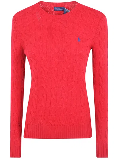 Polo Ralph Lauren Long-sleeve Sweater "julianna" In Red