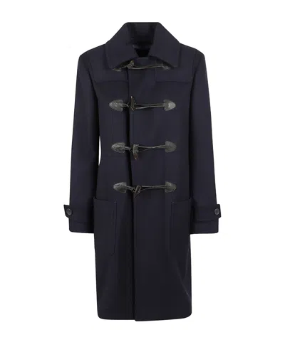 Polo Ralph Lauren Toggle-fastening Wool Jacket In Blue