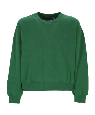 Polo Ralph Lauren Long-sleeved Sweatshirt In Green