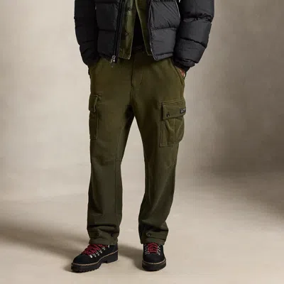 Polo Ralph Lauren Loopback Fleece Cargo Pant In Company Olive