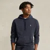 Polo Ralph Lauren Loopback Fleece Hoodie In Black