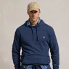 Polo Ralph Lauren Loopback Fleece Hoodie In Cruise Navy