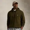 Polo Ralph Lauren Loopback Fleece Hoodie In Dark Loden