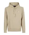 Polo Ralph Lauren Loopback Fleece Hoodie In Neutral