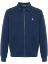Polo Ralph Lauren Mens French Navy Classic New Fit Bi-swing Windbreaker Jacket In Blue
