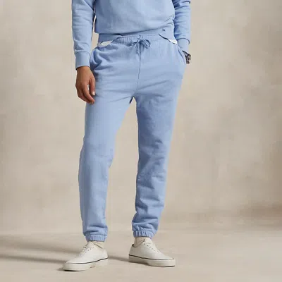 Polo Ralph Lauren Loopback Fleece Sweatpant In Chambray Blue
