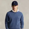 Polo Ralph Lauren Loopback Fleece Sweatshirt In Blue
