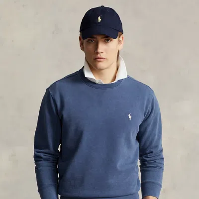 Polo Ralph Lauren Loopback Fleece Sweatshirt In Blue