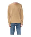 Polo Ralph Lauren Crew Neck Sweatshirt In Brown