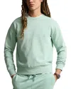 Polo Ralph Lauren Green Polo Pony Cotton Sweatshirt In Celadon