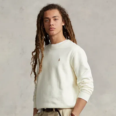 Polo Ralph Lauren Loopback Fleece Sweatshirt In White