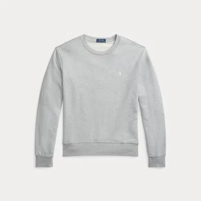 Polo Ralph Lauren Loopback Fleece Sweatshirt In Grey