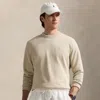 Polo Ralph Lauren Loopback Fleece Sweatshirt In Stoneware Gray