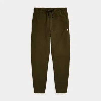 Polo Ralph Lauren Loopback Fleece Tracksuit Bottoms In Green