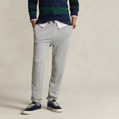 Polo Ralph Lauren Loopback Terry Sweatpant Man Pants Grey Size Xl Cotton In Spring Heather