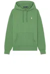 Polo Ralph Lauren Cotton Polo Pony Hoodie In Green