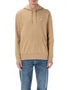 Polo Ralph Lauren Loopback Cotton Fleece Hoodie In Brown