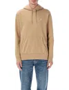 Polo Ralph Lauren Loopback Cotton Fleece Hoodie In Brown