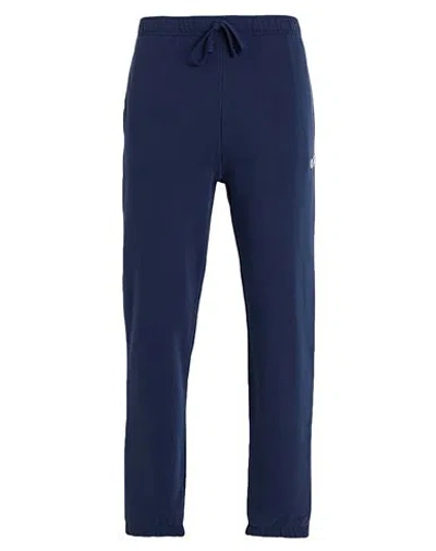 Polo Ralph Lauren Loopback Terry Sweatpant Man Pants Navy Blue Size L Cotton In Navy Blue