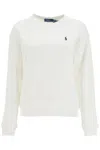 Polo Ralph Lauren Logo Embroidered Crewneck Sweatshirt In White
