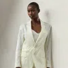 Polo Ralph Lauren Lori Double Organdy Jacket In Lux Cream