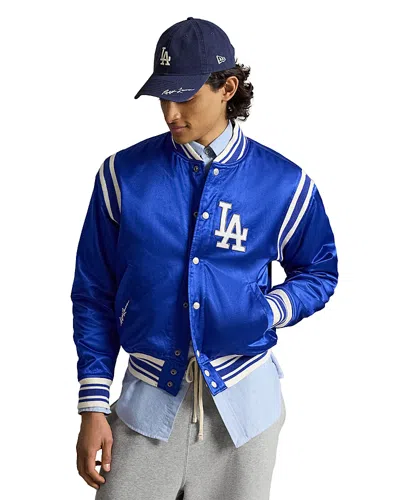 Polo Ralph Lauren Los Angeles Dodgers Team Jacket In Blue