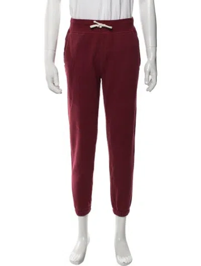Pre-owned Polo Ralph Lauren Lounge Bottoms In Burgundy