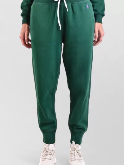 Polo Ralph Lauren Lounge Trousers Ribbed Cuffs Men Underwear In Green